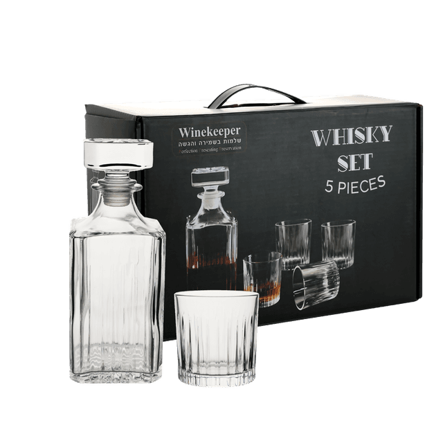 מארז קראף וארבע כוסות לוויסקי