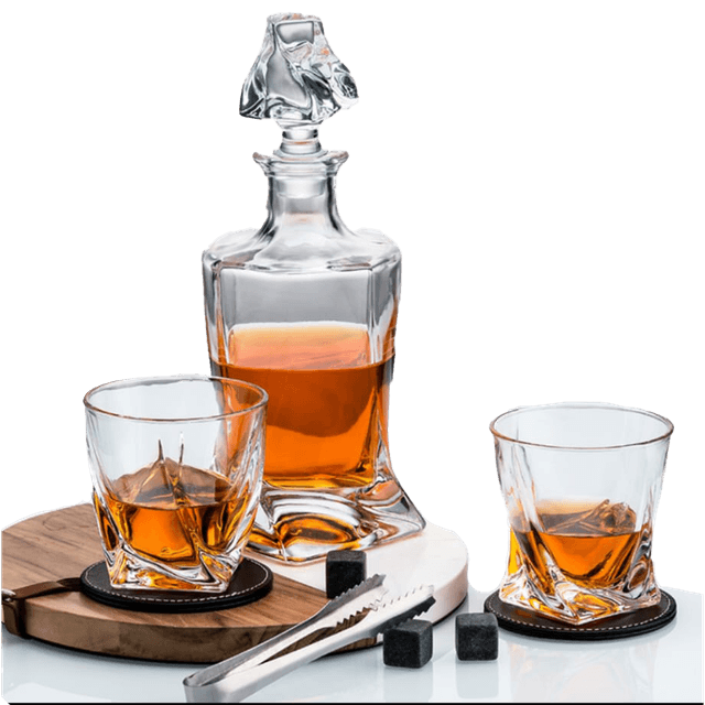 מארז דקנטר לוויסקי דגם הוליווד