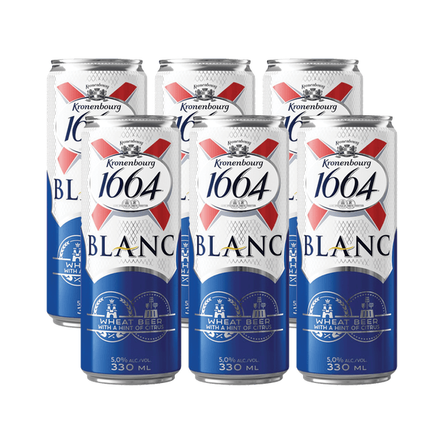 שישיית פחיות בירה בלאנק 1664