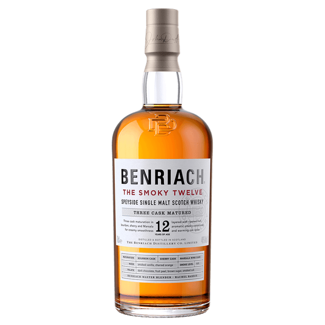 וויסקי סינגל מאלט בנריאך 12 שנה מעושן