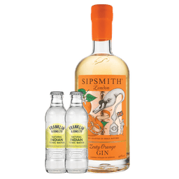 ג'ין סיפסמית זסטי אורנג' + זוג מי טוניק פרנקלין 200 מ"ל