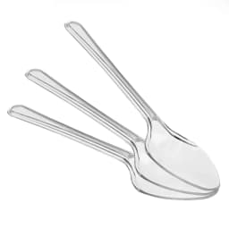 כפיות שקוף 50יח