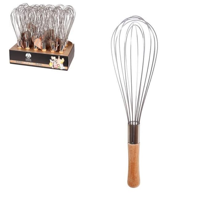 מטרפה 12" ידית עץ.