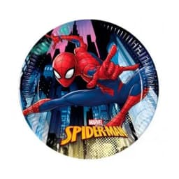 צלחות יום הולדת בינוניות ספיידרמן - All Store