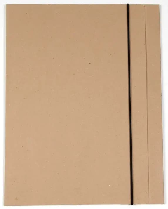 תיק גומי חום פוליו