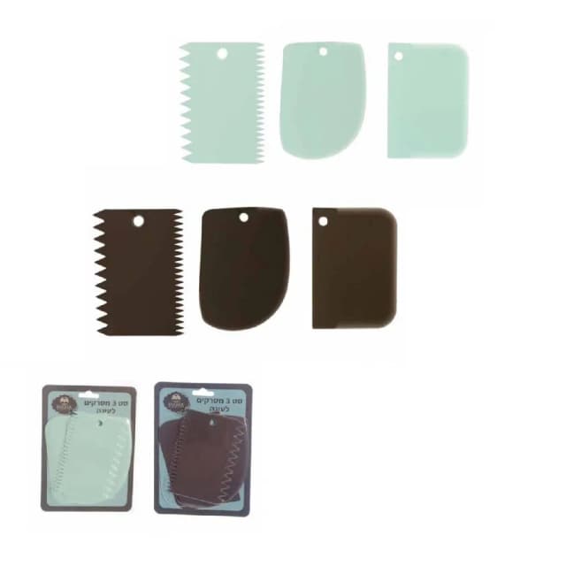 סט שלישיית מסרקים לעיצוב עוגה מבית MAMA - All Store