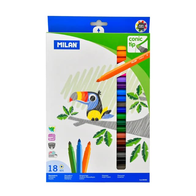 טושים צבעוניים 18 יח' - All Store