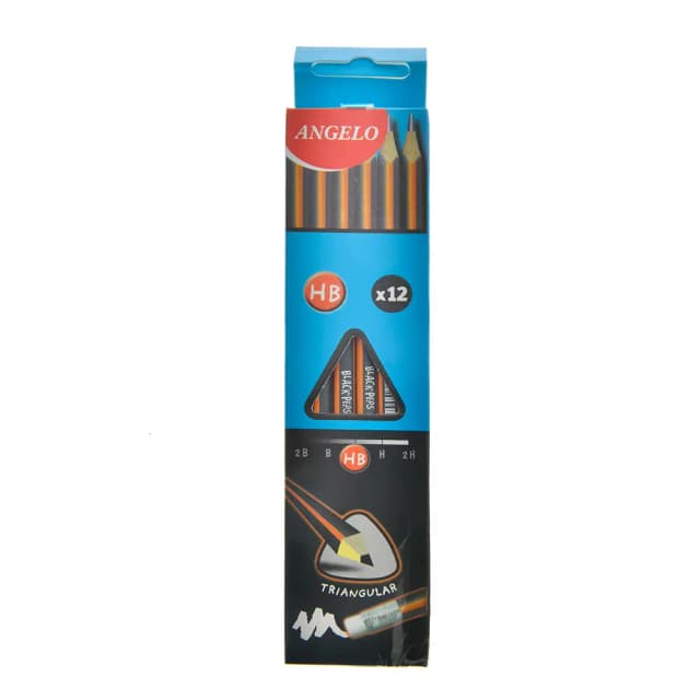 סט עפרונות HB משולש - All Store