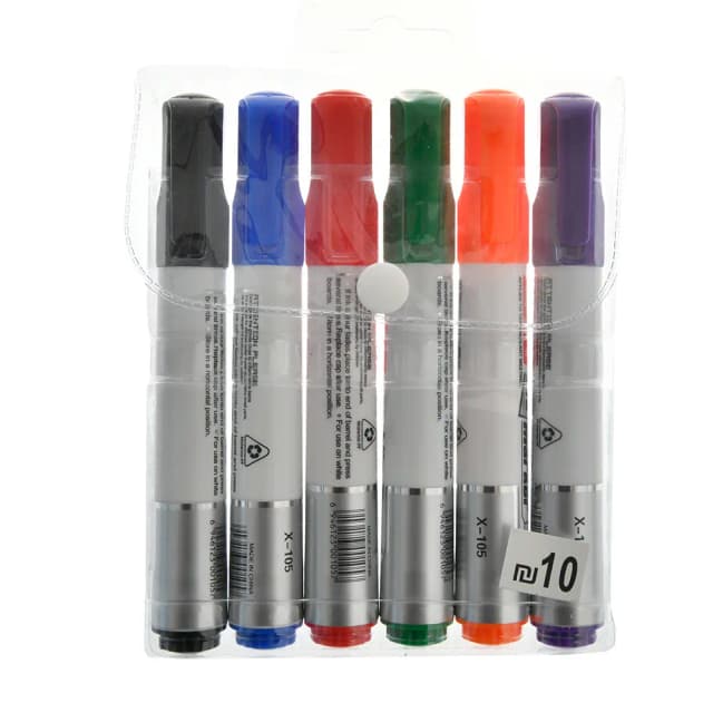 מארז 6 יח' טושים מחיקים - All Store