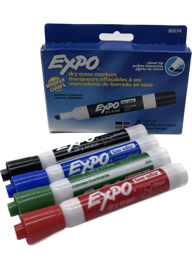 סט טושים ללוח מחיק 4