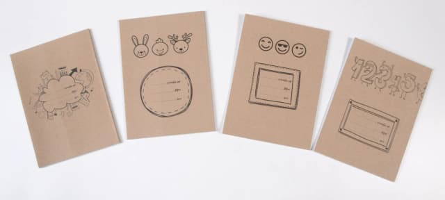 מחברת סיכה חומה חשבון - All Store