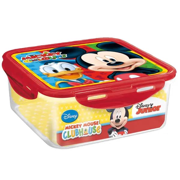 קופסת אוכל מרובעת - מיקי מאוס - All Store