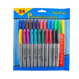 סט 24 טושים פרמננטי דק - All Store