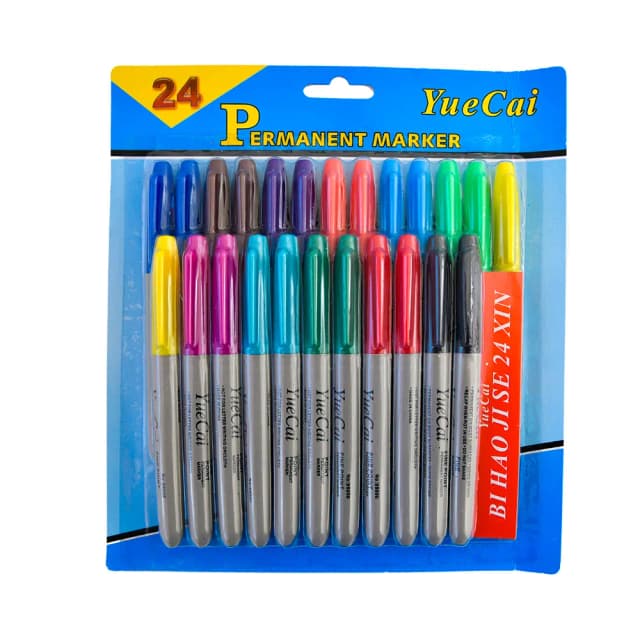 סט 24 טושים פרמננטי דק - All Store