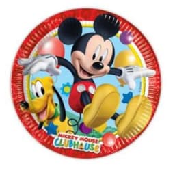 צלחות יום הולדת בינוניות מיקי מאוס - All Store