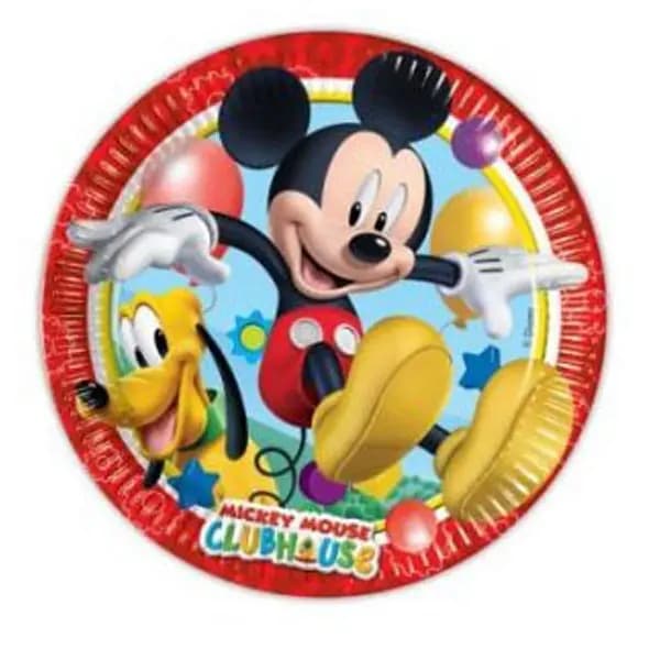 צלחות יום הולדת בינוניות מיקי מאוס - All Store