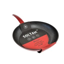 מחבת 28 ס"מ - ציפוי שיש - SOLTAM-merlot - All Store