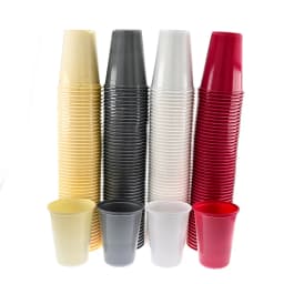 כוסות קשיחות צבעוניות חד פעמי - 50 יחידות - All Store