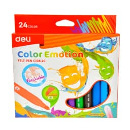 סט טושים ג'מבו 24 צבעים - deli - All Store