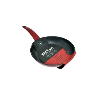 מחבת 20 ס"מ - ציפוי שיש - SOLTAM-merlot - All Store