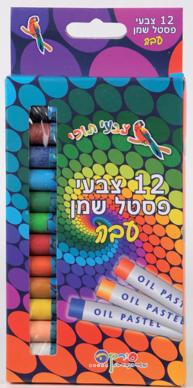 פסטל שמן 12 יח