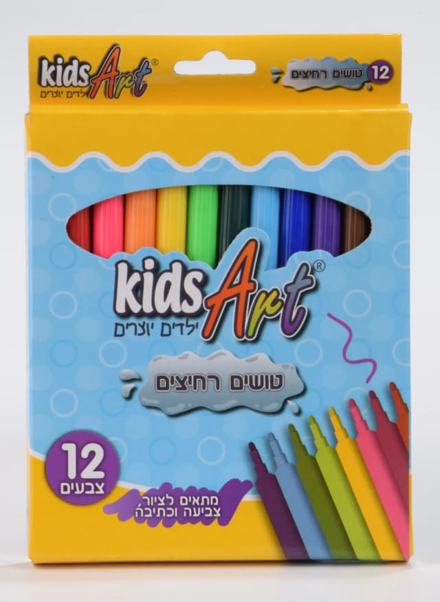 קידס ארט טוש רחיץ 12