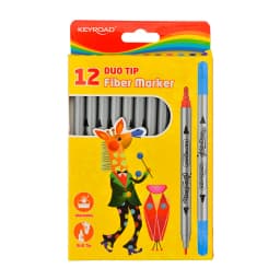 טושים דו צדדיים 12 יח' - All Store