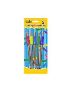 5 עפרונות עם גריפ - All Store