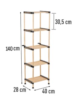 מתקן עץ מודולרי 5 קומות - All Store