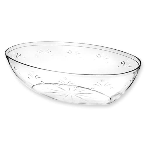 קערה פלסטיק שקופה אובלית - All Store