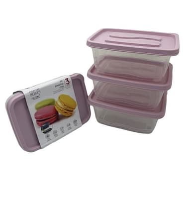 סט 3 קופסאות פלסטיק - All Store
