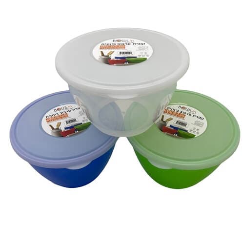 קערת ערבוב 2.2 ליטר עם מכסה - All Store