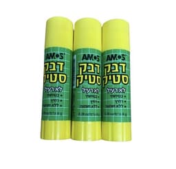 דבק סטיק Amos - שלישייה