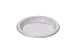 צלחות חד פעמי 7' לבן - All Store