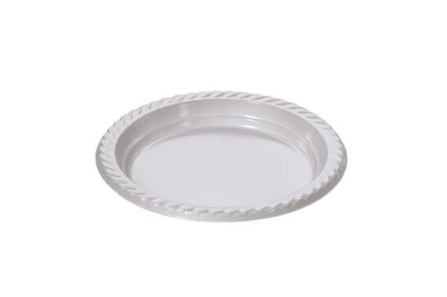 צלחות חד פעמי 7' לבן - All Store