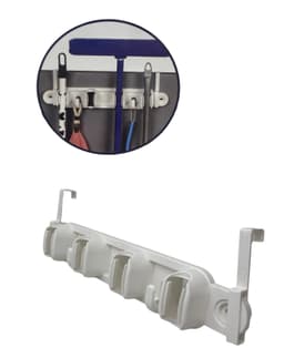 מתלה רב תכליתי למטאטים/מגבים+מטליות - All Store