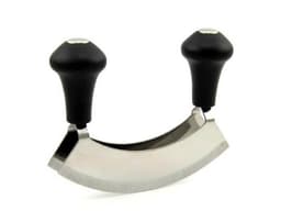 סכין כפולה 2 ידיות לקיצוץ וחיתוך 15 ס"מ