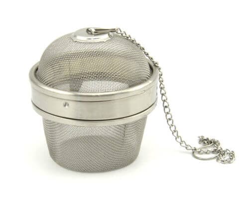 מסננת כדור נירוסטה 6 ס"מ לעשבי תיבול סולתם