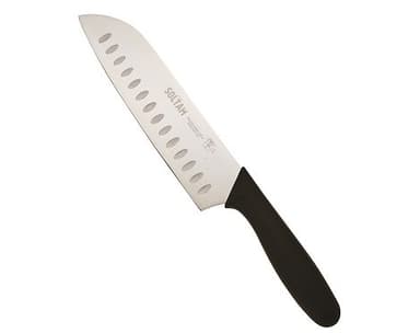 סכין סנטוקו 17.50 ס"מ ידית שחורה SOLTAM CASUAL סולתם - All Store