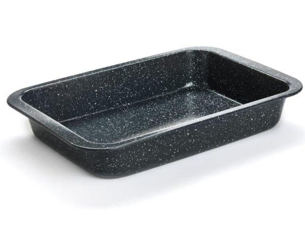תבנית מלבנית 5.5*24*36.5 ס"מ קרבון סטיל Bake-it up אפור סולתם