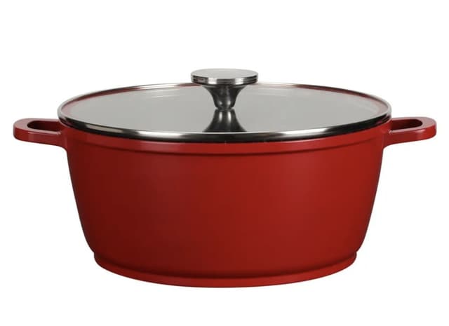 סיר 12.5*28 ס"מ 6.3 ליטר Nova אדום אלומיניום סולתם