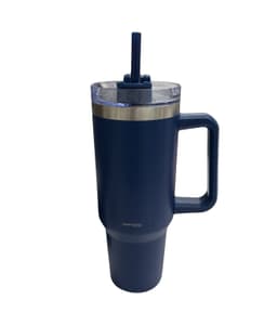 כוס תרמית עם ידית אחיזה 1.18 ליטר כחול נייבי - All Store