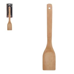 כף עץ שטוחה במבוק.