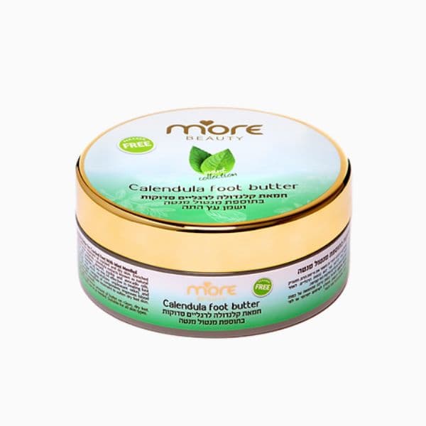 חמאת קלנדולה לרגליים סדוקות בתוספת מנטול מנטה ושמן עץ התה More - All Store