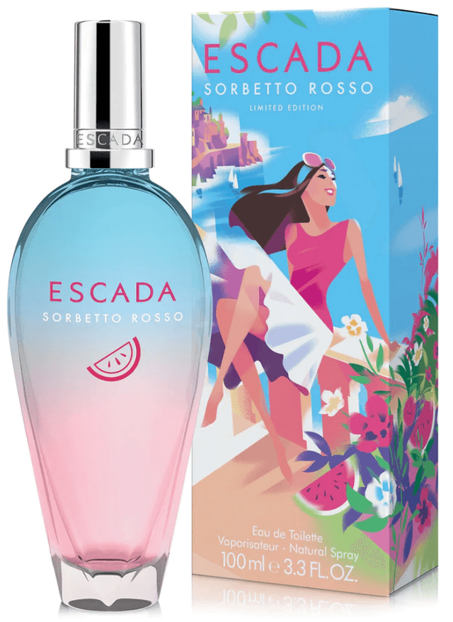 בושם לאישה סורבטו רוסו מבית אסקדה 100מ"ל א.ד.ט