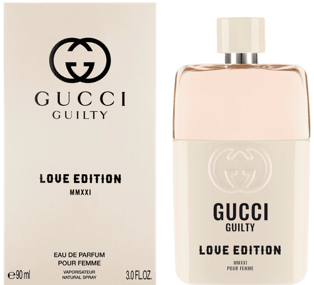 בושם לאישה גוצ'י גילטי לאב אדישן MMXXI פור פם מבית גוצ'י 90מ"ל א.ד.פ