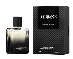 בושם לגבר ג'ט בלאק פלטינום מבית מייקל מלול 100מ"ל א.ד.פ