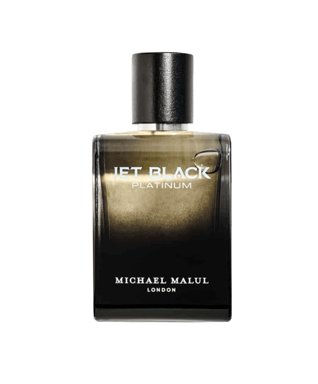 בושם לגבר ג'ט בלאק פלטינום מבית מייקל מלול 100מ"ל א.ד.פ (אריזת טסטר)