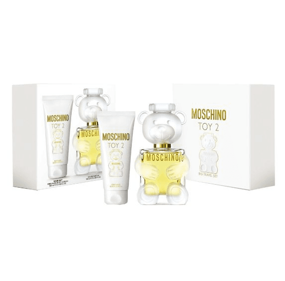 בושם לאישה טוי 2 מבית מוסקינו 100מ"ל א.ד.פ + 100מ"ל קרם גוף