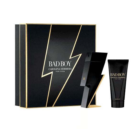 בושם לגבר באד בוי מבית קרולינה הררה 100מ"ל א.ד.ט+ 100מ"ל גל רחצה